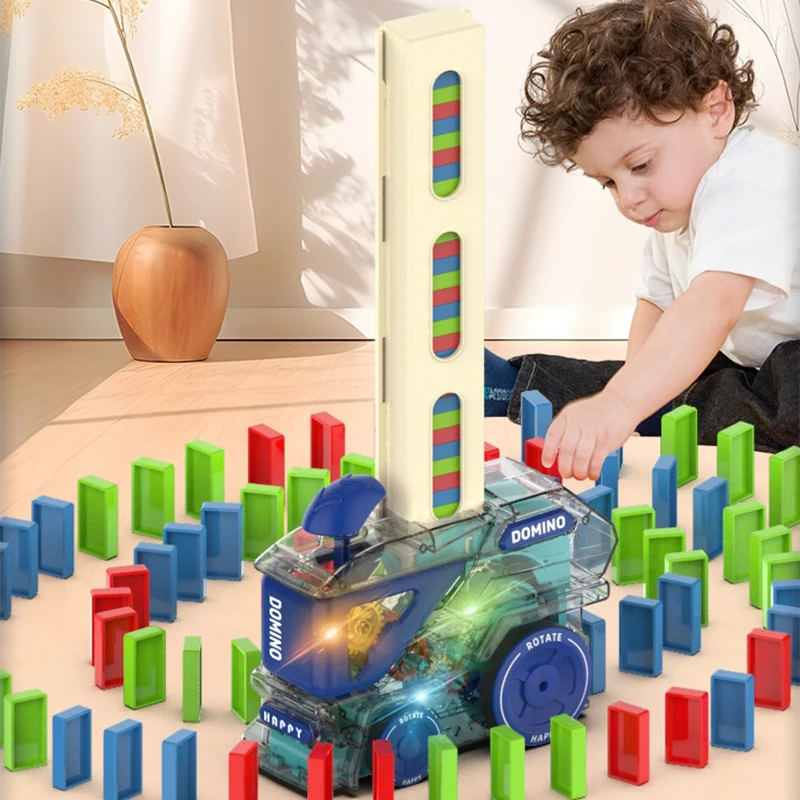 Automatic Laying Domino Train  - Kids Toys Electric Car review and price