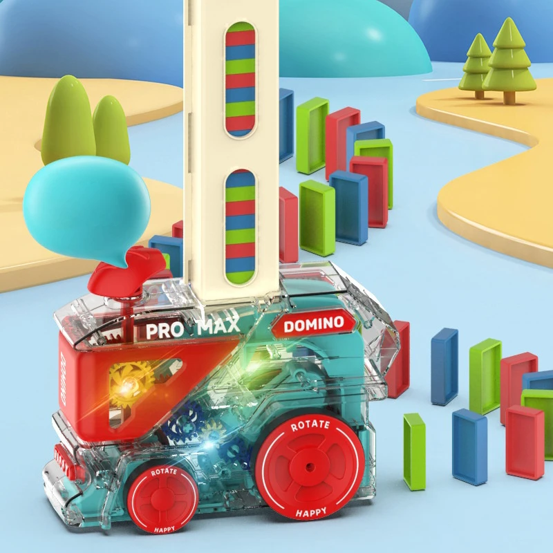 Automatic Laying Domino Train  - Kids Toys Electric Car review and price