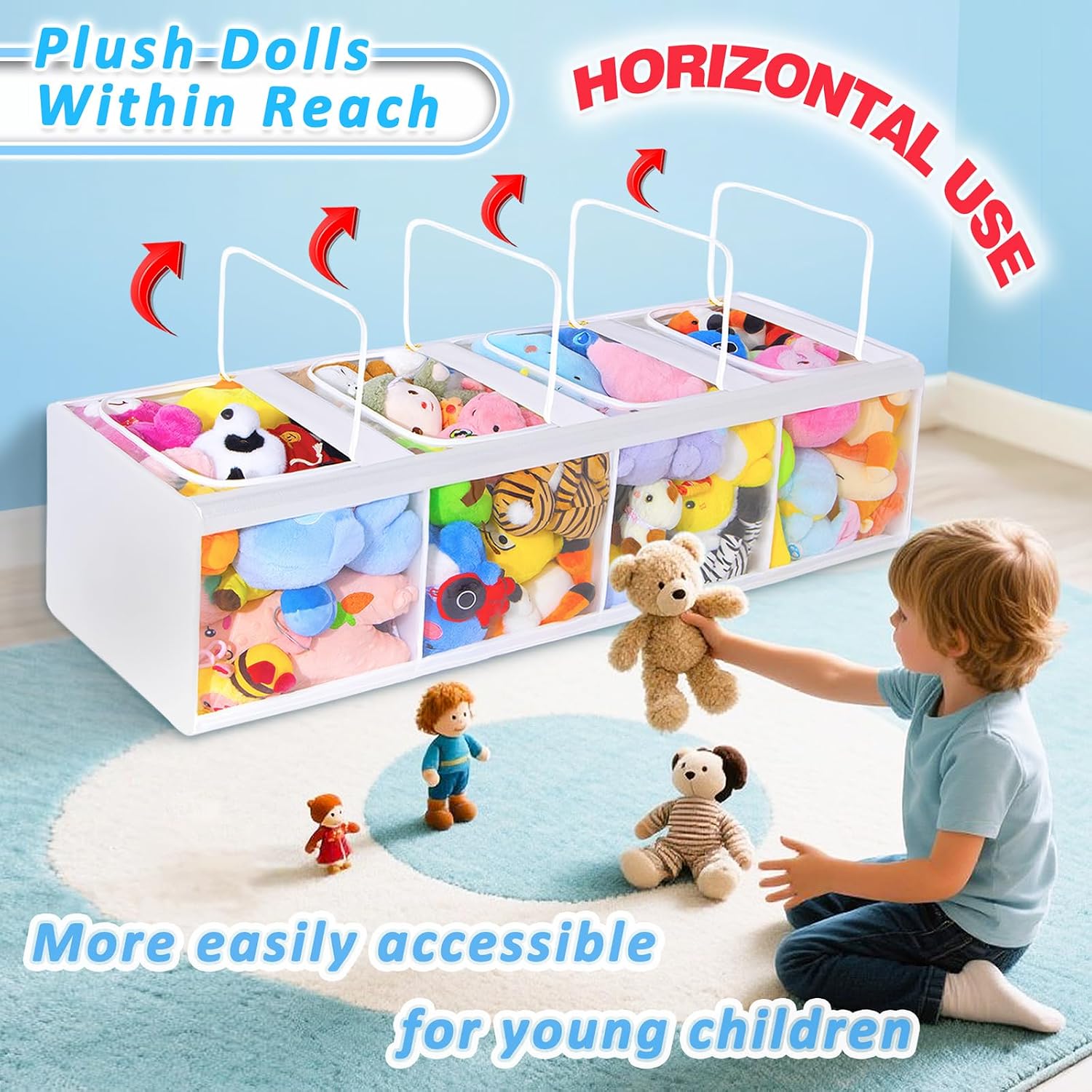 4-Tier Transparent Zipper Dust - Kids Storage Toys review and price
