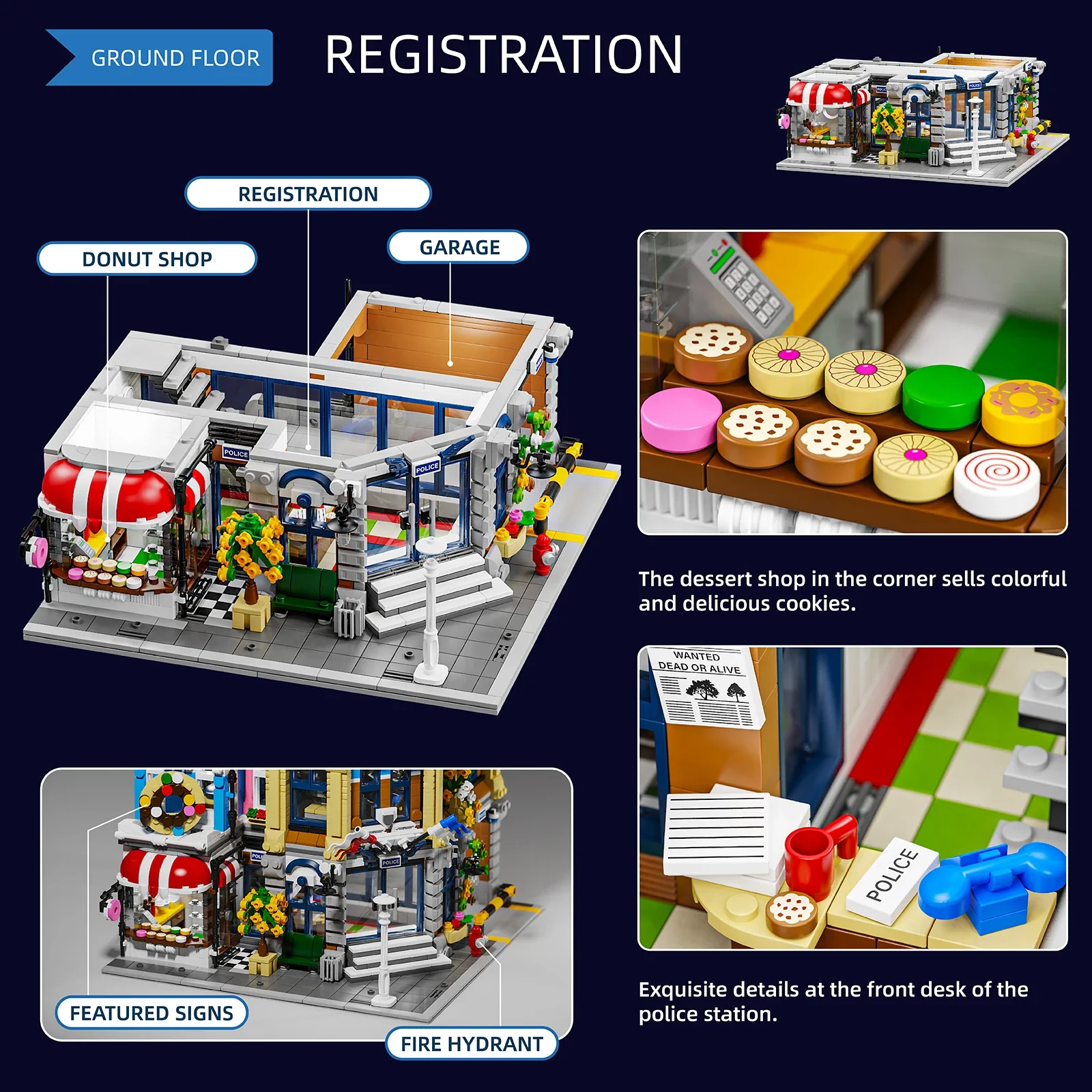 Town Police Station with 6 Fig - Kids Toys Stores review and price