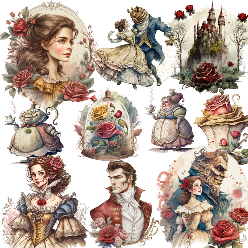 Fairy tale girl store Stickers - Kids Toys Stores review and price