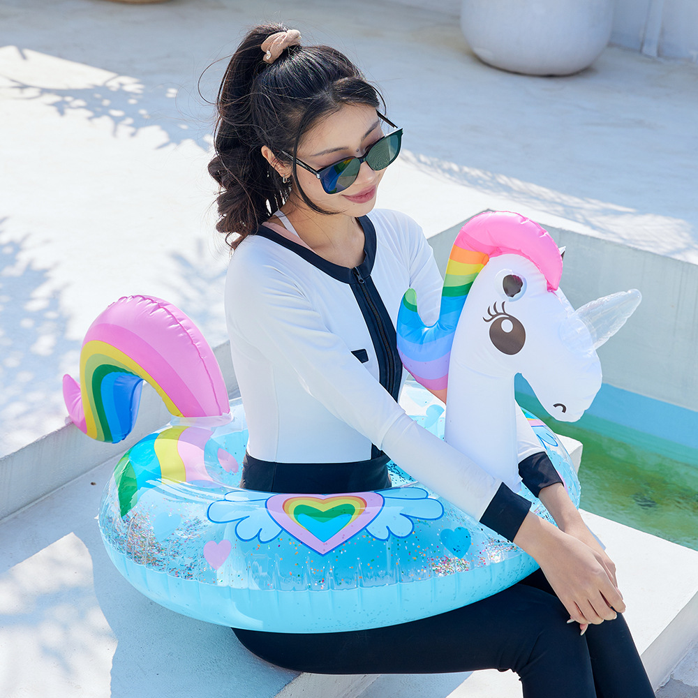 Cartoon Unicorn Baby Swim Ring - Kids Toys Play Youtube review and price
