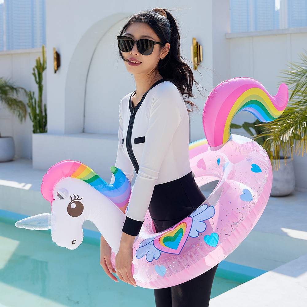 Cartoon Unicorn Baby Swim Ring - Kids Toys Play Youtube review and price