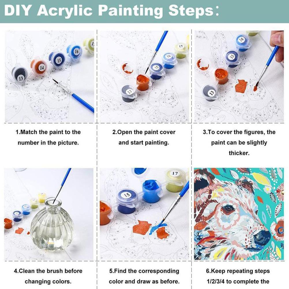 DIY Paint by Numbers Kit for A - Kids Art Easel review and price