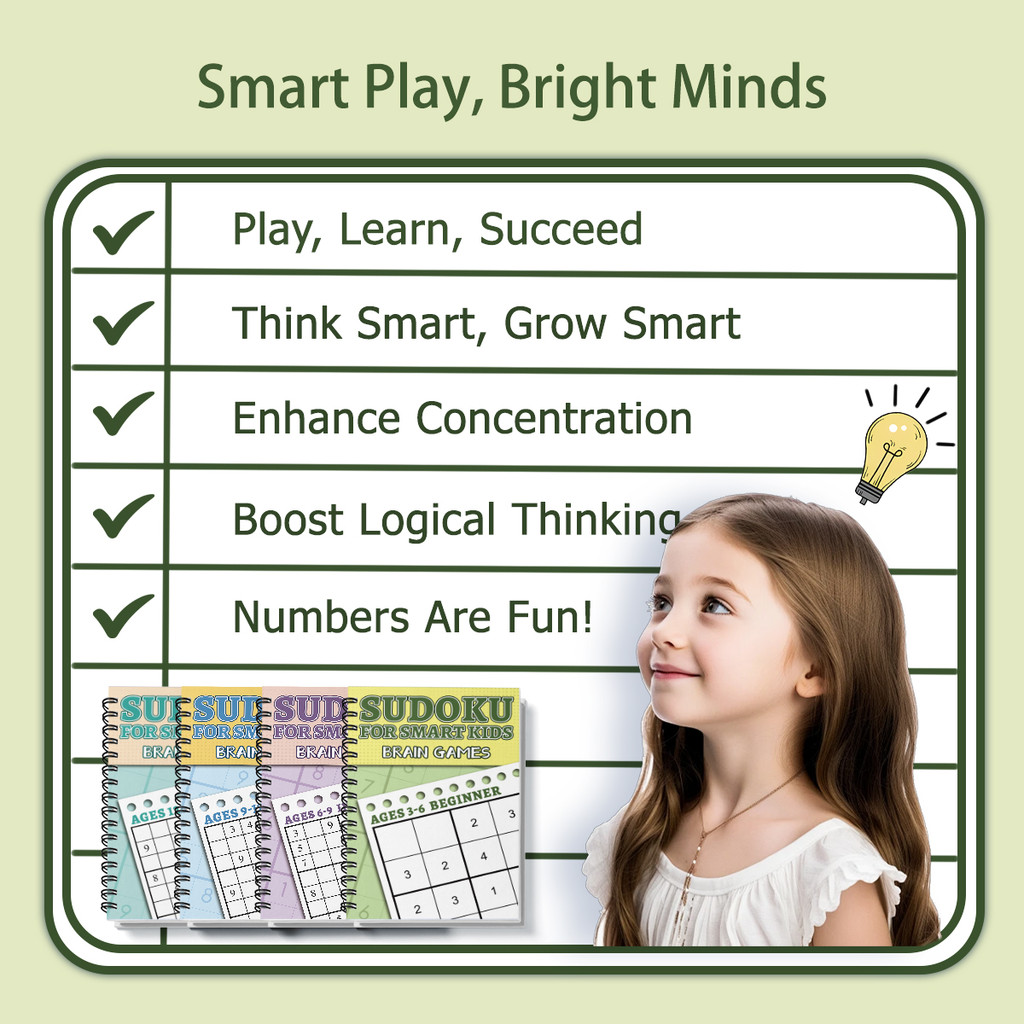 Kids Sudoku Puzzle Book Set, B - Kids Toys And Games review and price