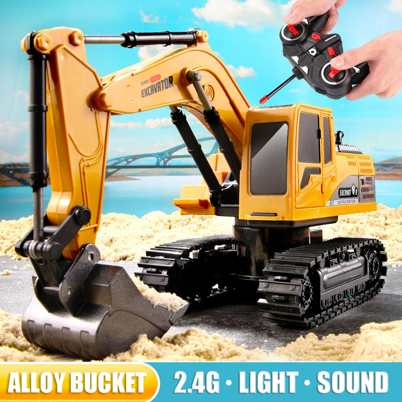 RC Excavator 2.4Ghz 6 Channel  - Kids' Toys Channel review and price
